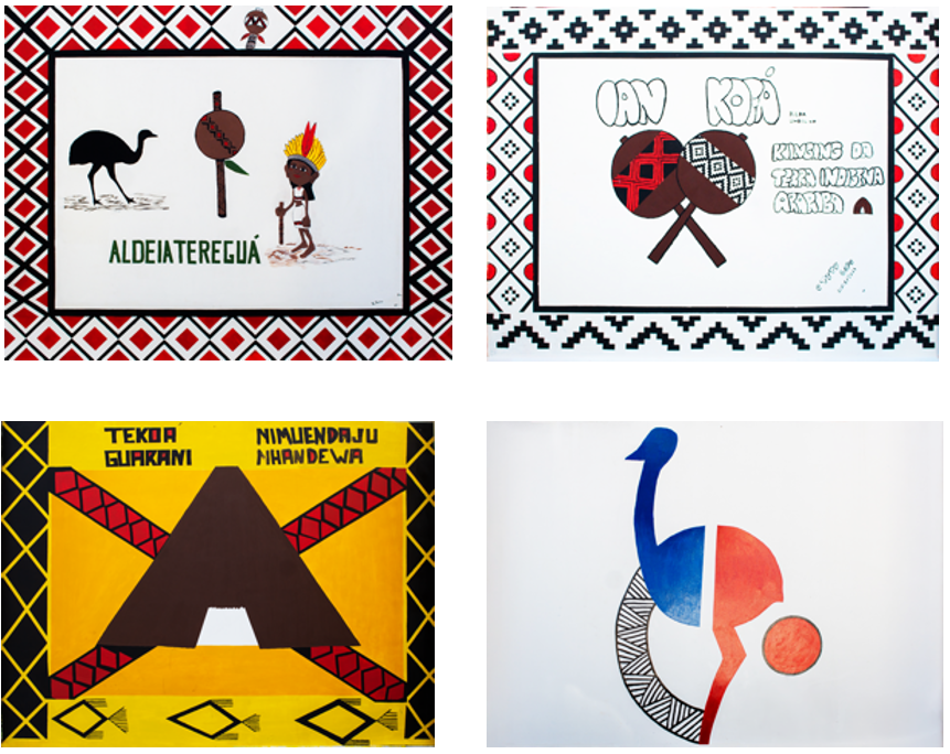 Quatro grafismos indígenas
